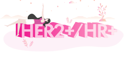 A logo for HER2+/HR+